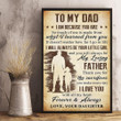 Daughter To Dad - Thank You For The Sacrifices You Make Every Day - Vertical Matte Posters