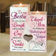 Bestie - Best Friend Forever - Candle Holder Color