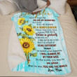 Mother To Daughter - Be A Sunflower - Blanket