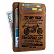 Mom to Son - I pray you'll always be safe - Card Wallet