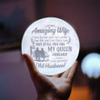 Husband To Wife - My Queen Forever - Moon Lamp