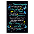 Grandma to Granddaughter - Little Girl Who Stole My Heart - Vertical Matte Posters