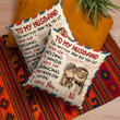Gift For Husband - Never Stop Saying I Love You - Personalized Pillow