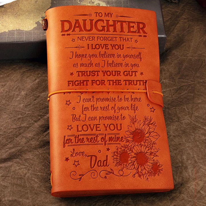 Dad to Daughter - Trust Your Gut, Fight For The Truth - Vintage Journal