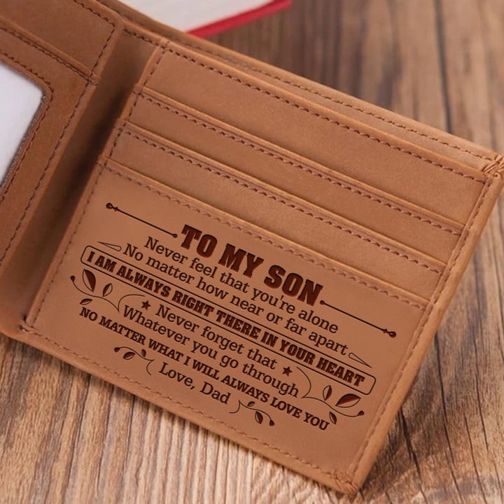 Dad to Son - I WILL ALWAYS LOVE YOU- Bifold Wallet