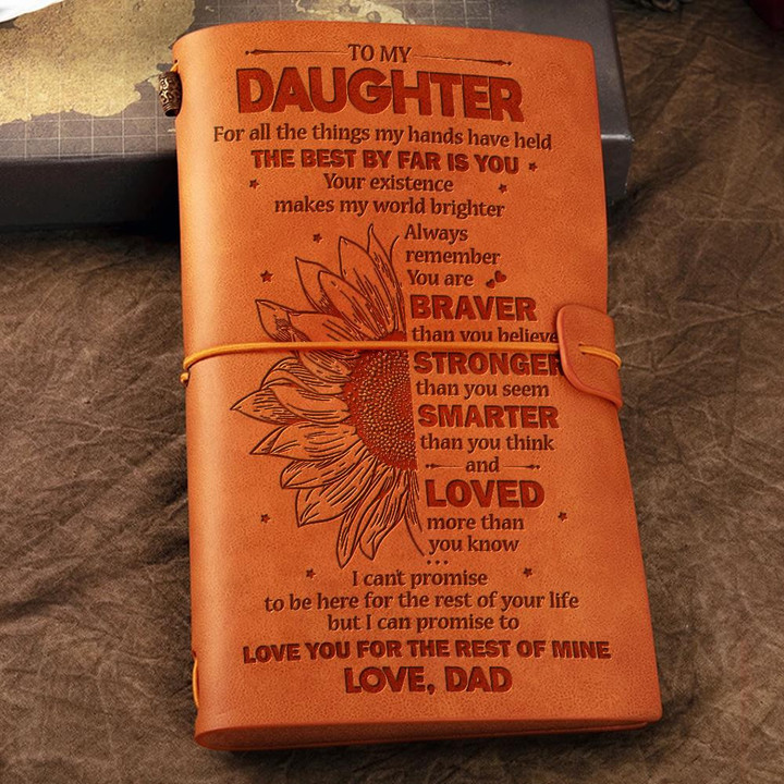 Dad To Daughter - The Best By Far Is You - Vintage Journal