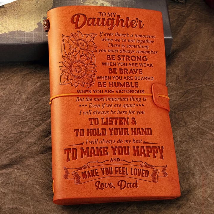 Dad to Daughter - Be Humble When You Are Victorious - Vintage Journal