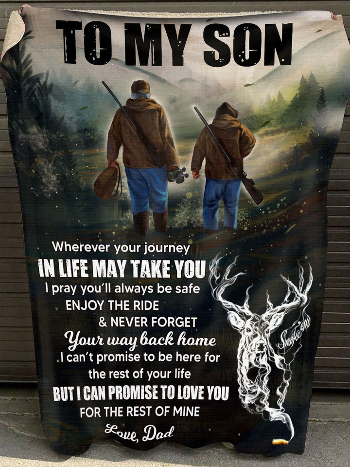 To My Son - Hunting Life - Blanket