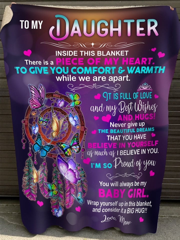 To My Daughter - You Will Always Be My Baby Girl - Blanket