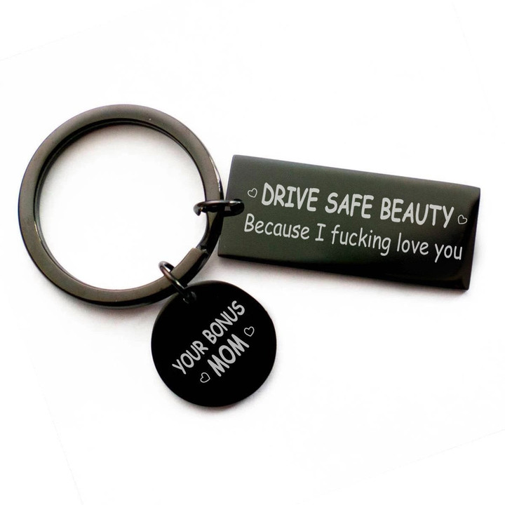 Drive Safe Beauty - Keychain