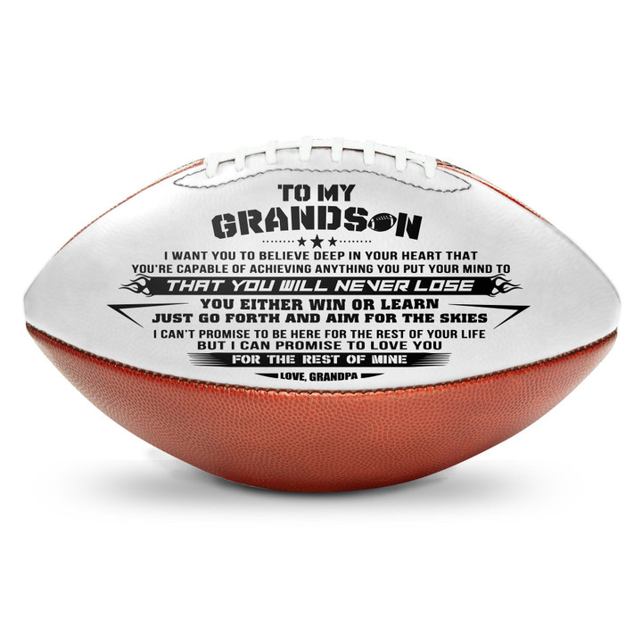 Grandpa to Grandson - You Will Never Lose - Football