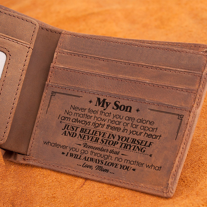 Mom To Son - I Will Always Love You - Bifold Wallet