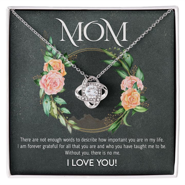 Not Enough Words - Love Knot Necklace For Mom 🔥HOT DEAL - 50% OFF🔥