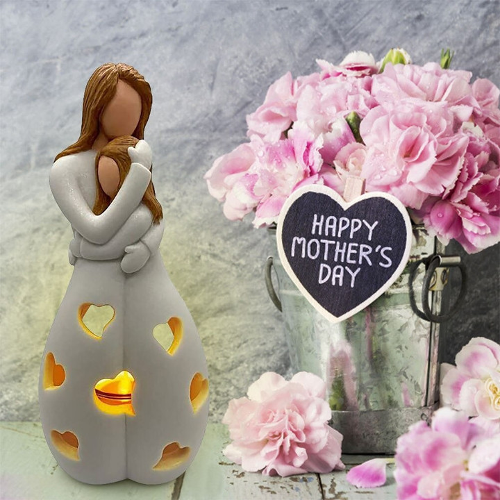 Gifts for Mom from Daughter - Candle Holder Statue W/Flickering Led Candle 🔥SALE 50% OFF🔥