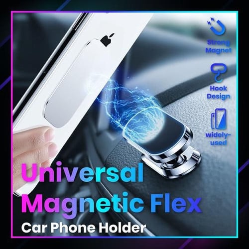 2PCS Universal Magnetic Flex Car Phone Holder