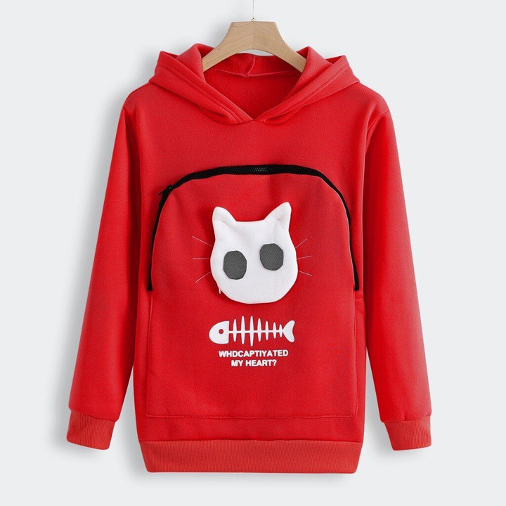 🔥Cat Lovers Hoodie Cuddle Pouch