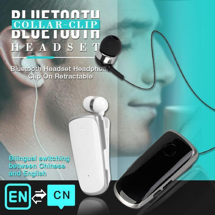 🔥NEW YEAR SALE🔥 Collar-Clip Bluetooth Headset