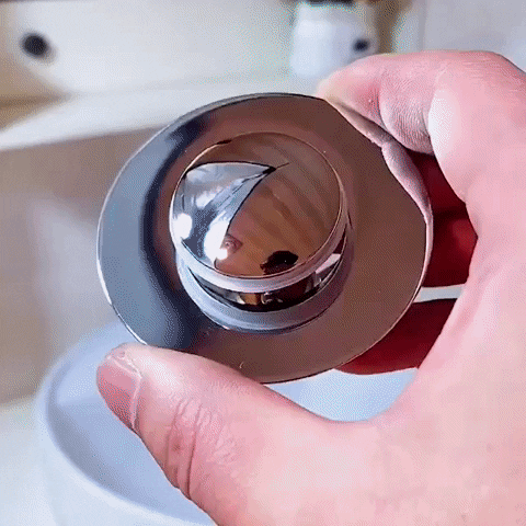 🎁 Basin Pop-up Drain Filter Metal Bounce Core Push-Type