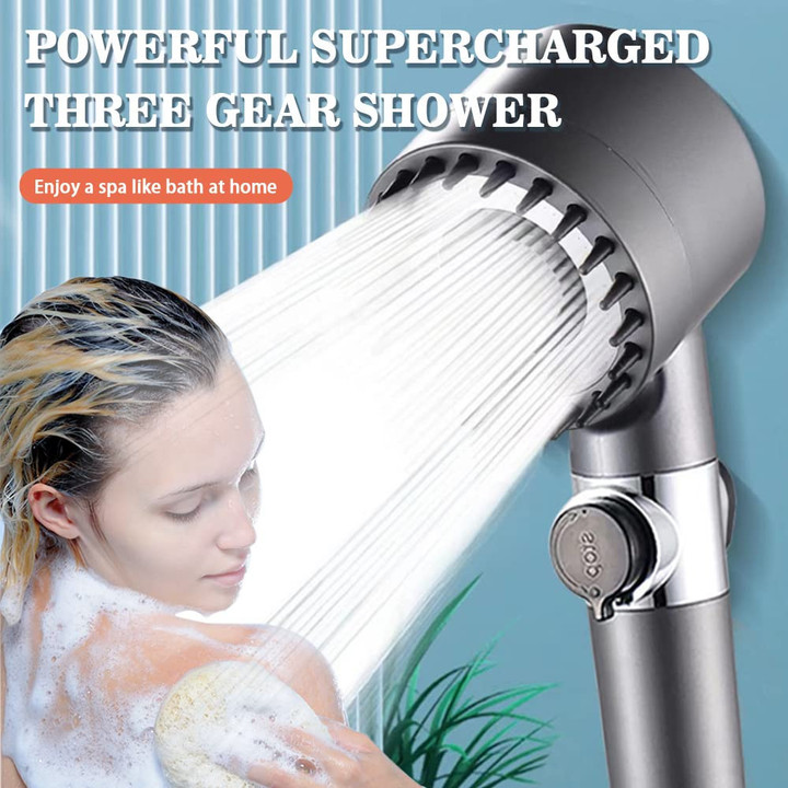 Massage Multifunctional One-button Adjustment Shower Head
