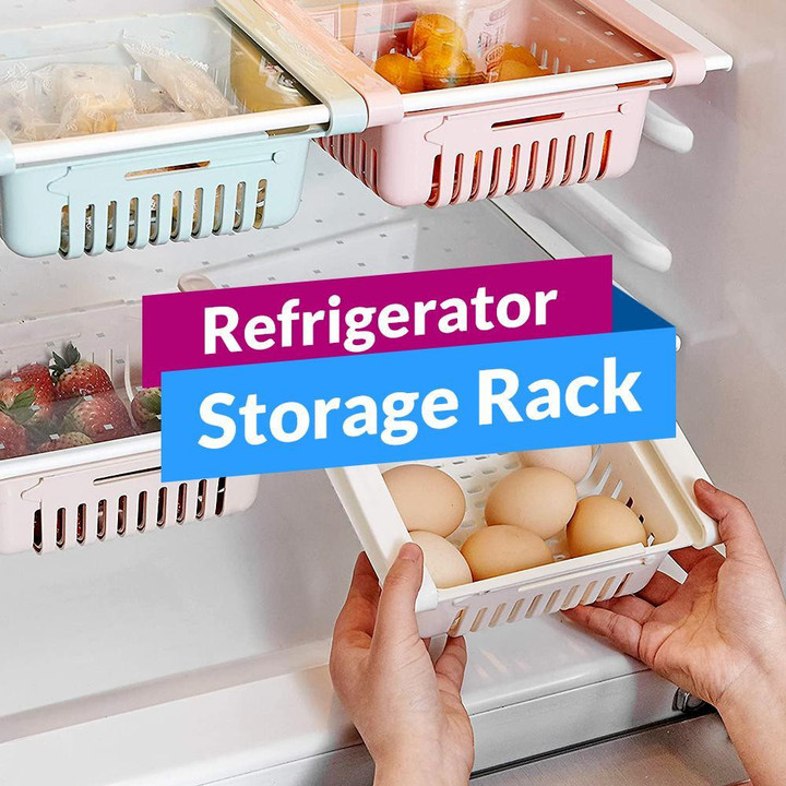 Set 2 PCS Refrigerator Storage Rack