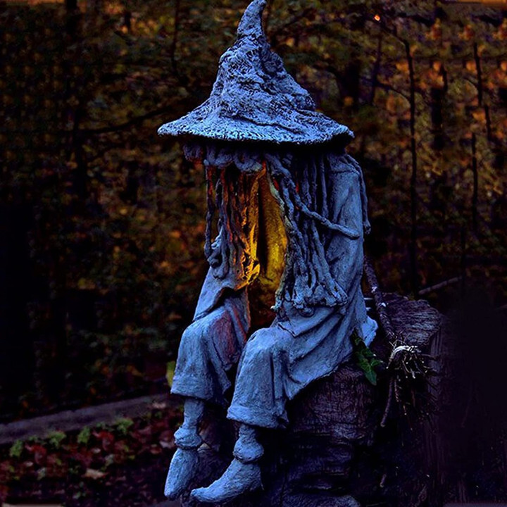 🎃Halloween Witch Ghoul Solar Energy Lamp
