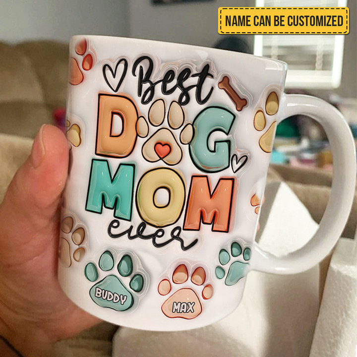 🎁 Eat Drink And Be Merry - Dog Personalized Custom Mug