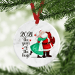 2021 The Year Of The Hug Christmas Ornament