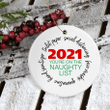 2021 Christmas Coronavirus Pandemic Quarantine Ornament