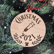 2021 Covid Vaccination We Survived! Ornament