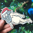 Gross Naked Santa - Christmas Ornament