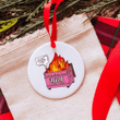 2021 Pink Dumpster Fire Ornament 2021 Personalized Ornament