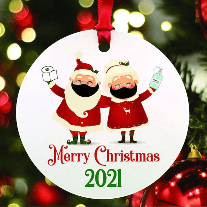 Mr And Mrs Claus 2021 Keepsake Christmas Ornament