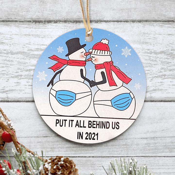 2021 Commemorative Christmas Ornament - Putting It All Behind Us - Almost Back To Normal