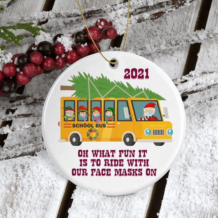School Bus Driver Ornament 2021