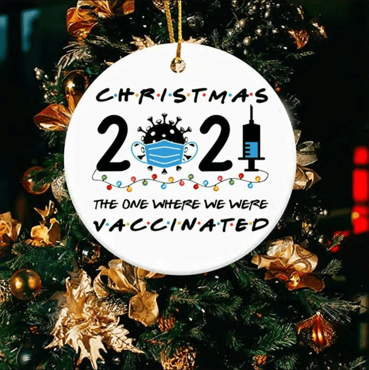 Friends 2021 Christmas Ornament The One Where We Were Vaccinated