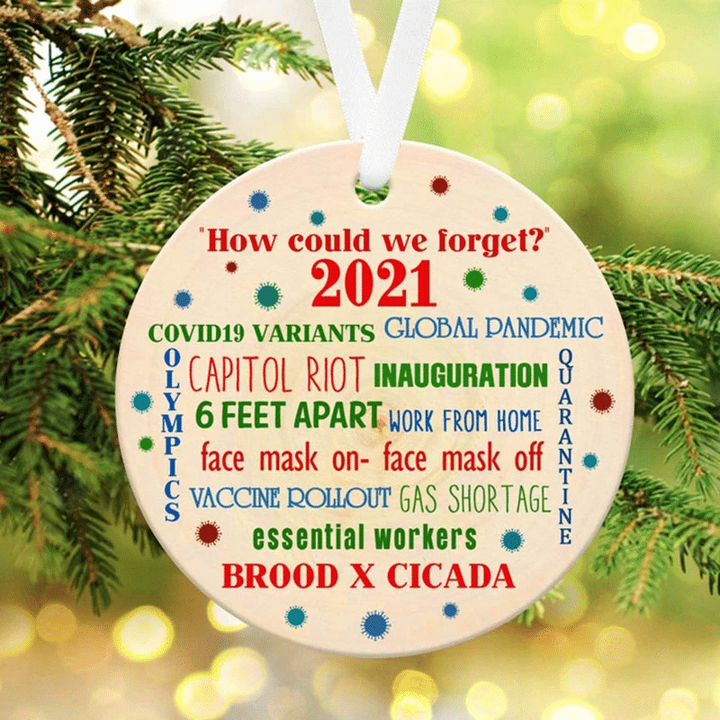 How Could We Forget 2021 Ornament 2021 Christmas Ornament