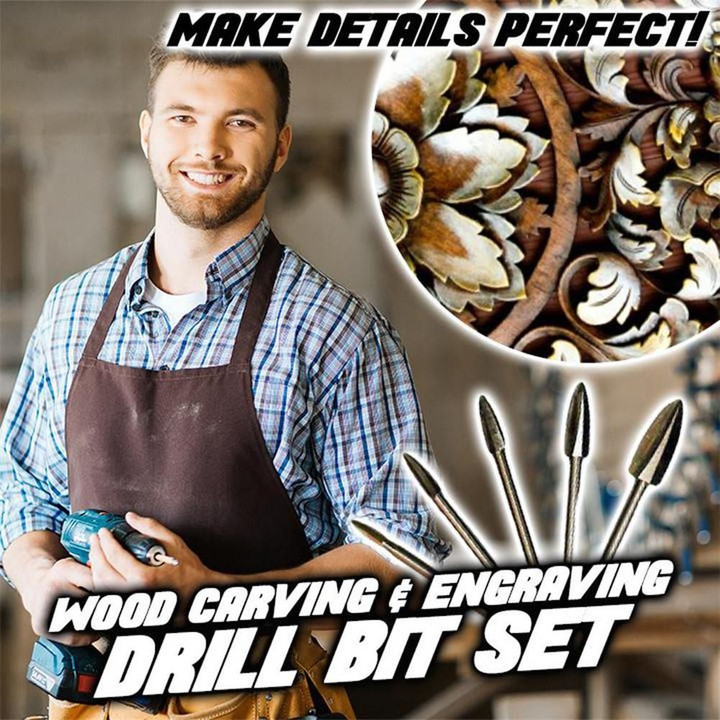 Wood Carving & Engraving Drill Bit Set 🔥 50% OFF - LIMITED TIME ONLY 🔥