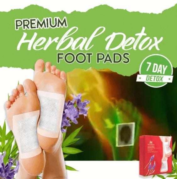 Premium Herbal Detox Foot Pads (10 Pcs) 🔥 50% OFF - LIMITED TIME ONLY 🔥