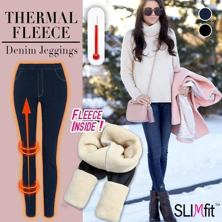 Thermal Fleece Denim Jeggings 🔥HOT SALE 50%🔥