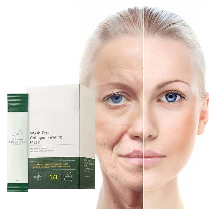 [1 Box - 20PCS] Wash - Free Collagen Firming Mask 🔥HOT DEAL - 50% OFF🔥