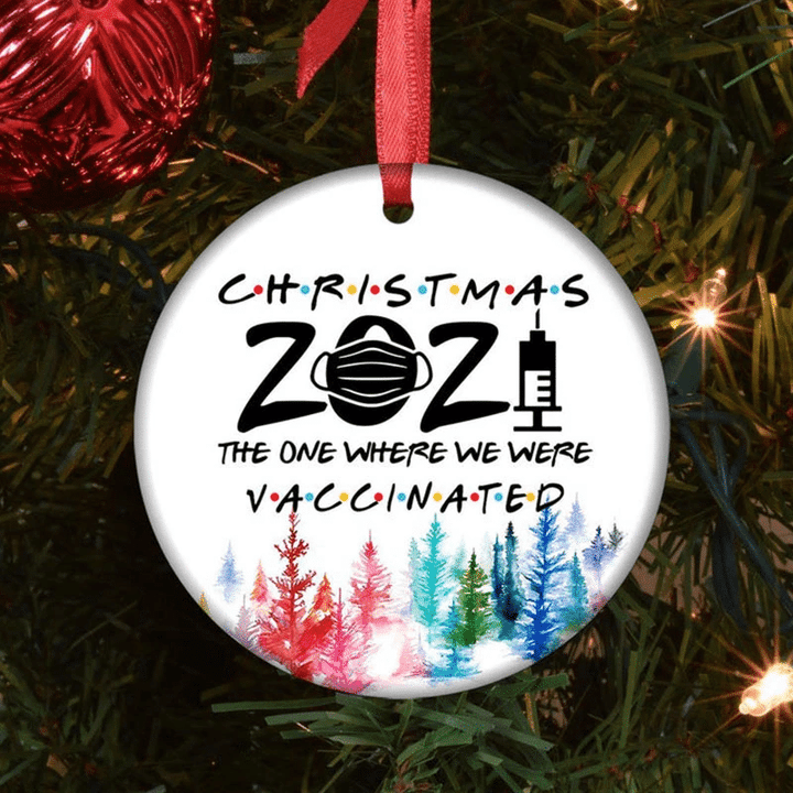 The One Where We Were Vaccinated Pandemic Ornament
