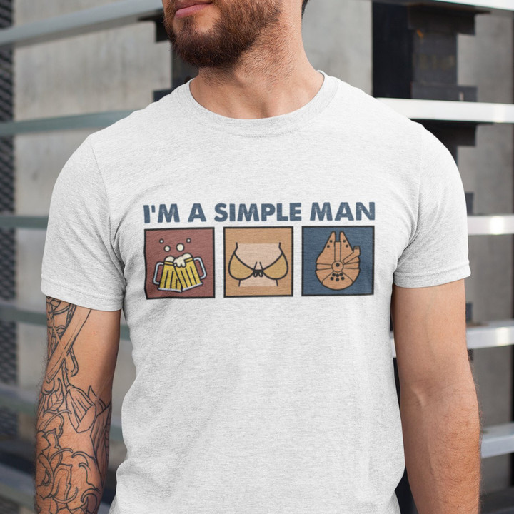 "I'M A SIMPLE MAN" - TSHIRT 🔥50% OFF - LIMITED TIME ONLY🔥