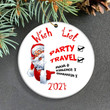 2021 Christmas Wish List Ornament Funny Santa Ornament