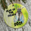 Cicada 2021 Christmas Ornament Year Of The Cicada