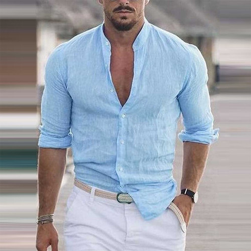 Men's Summer Beach Shirt Collar Long Sleeve 🔥HOT DEAL - 50% OFF🔥