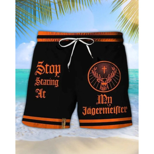 Jägermeister - Men's Casual Print Vacation Shorts