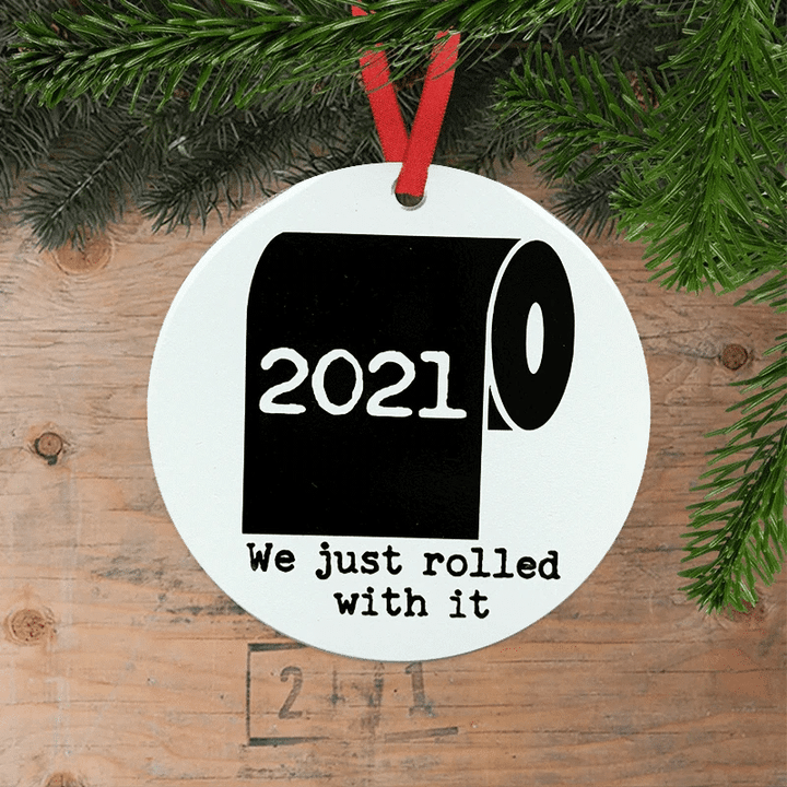 2021 Christmas Ornaments Toilet Paper Quarantine Social Distancing
