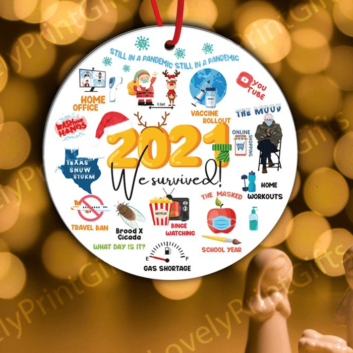 2021 Personalized Christmas Ornament
