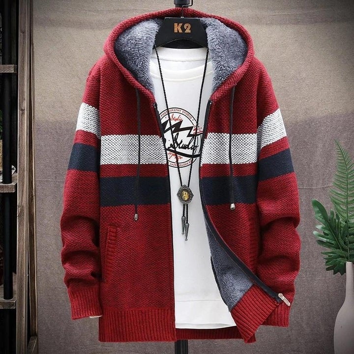 ⚡Urbanrush Warm Hooded Sweater - FashionFortress