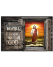 Jesus - Be still and know Canvas and Poster 137